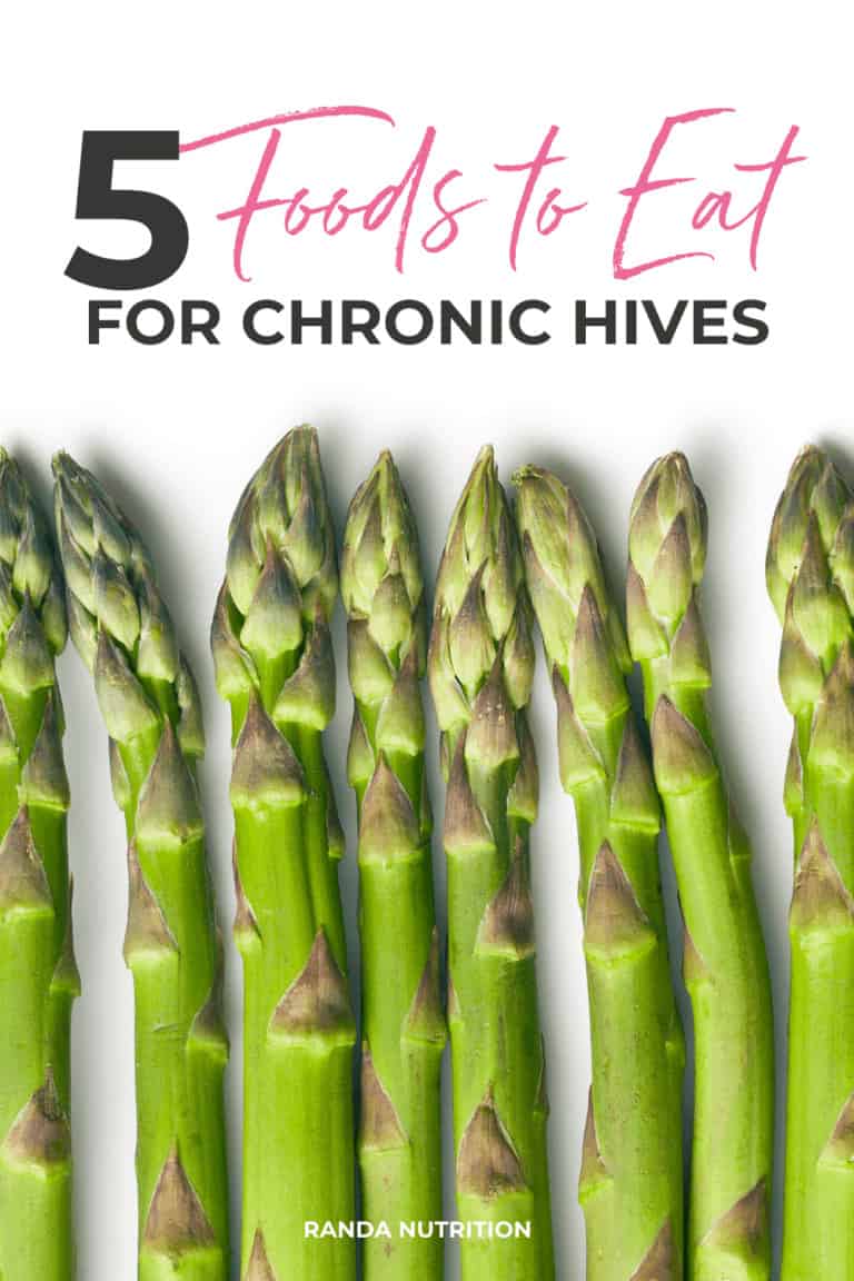 foods to eat for chronic hives