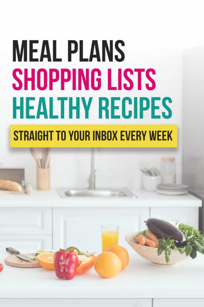 Pre made meal plans and healthy shopping list