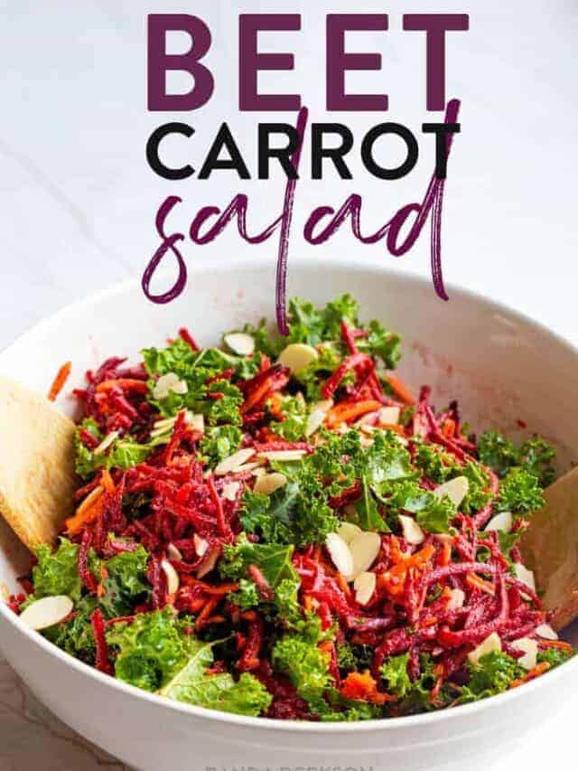 Easy Beet and Carrot Slaw Randa Nutrition