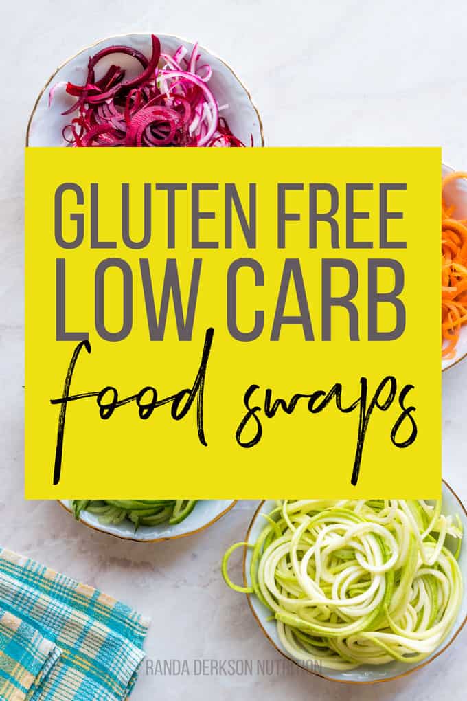 gluten free low carb food swap ideas