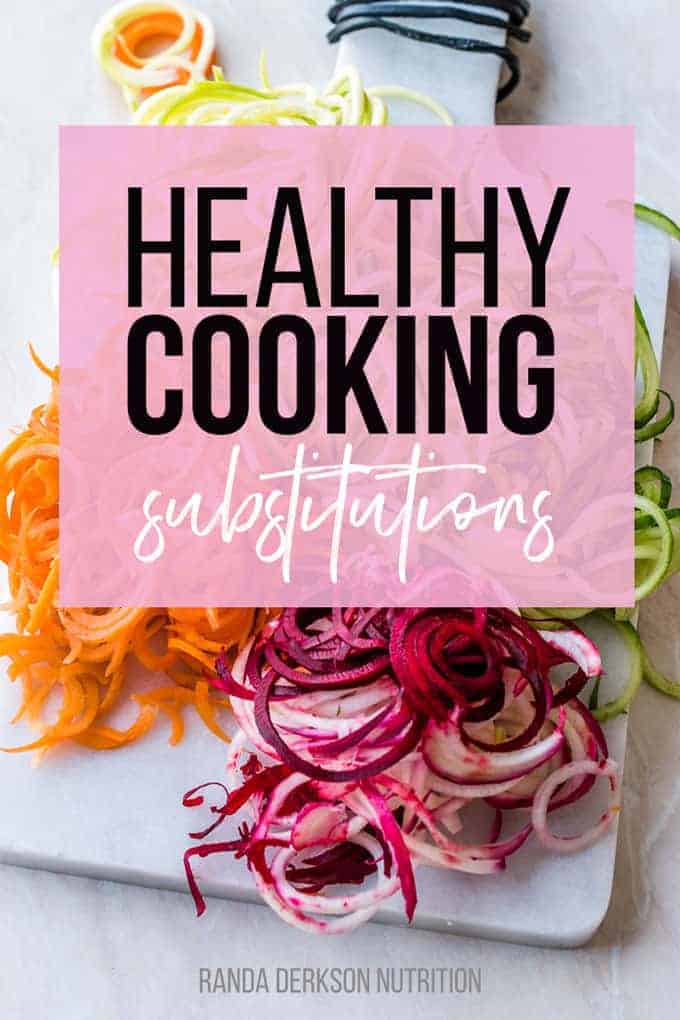 healthy cooking substitutions