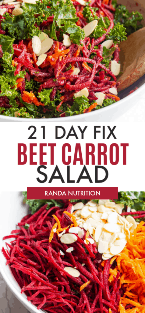 beet kale salad 21 day fix