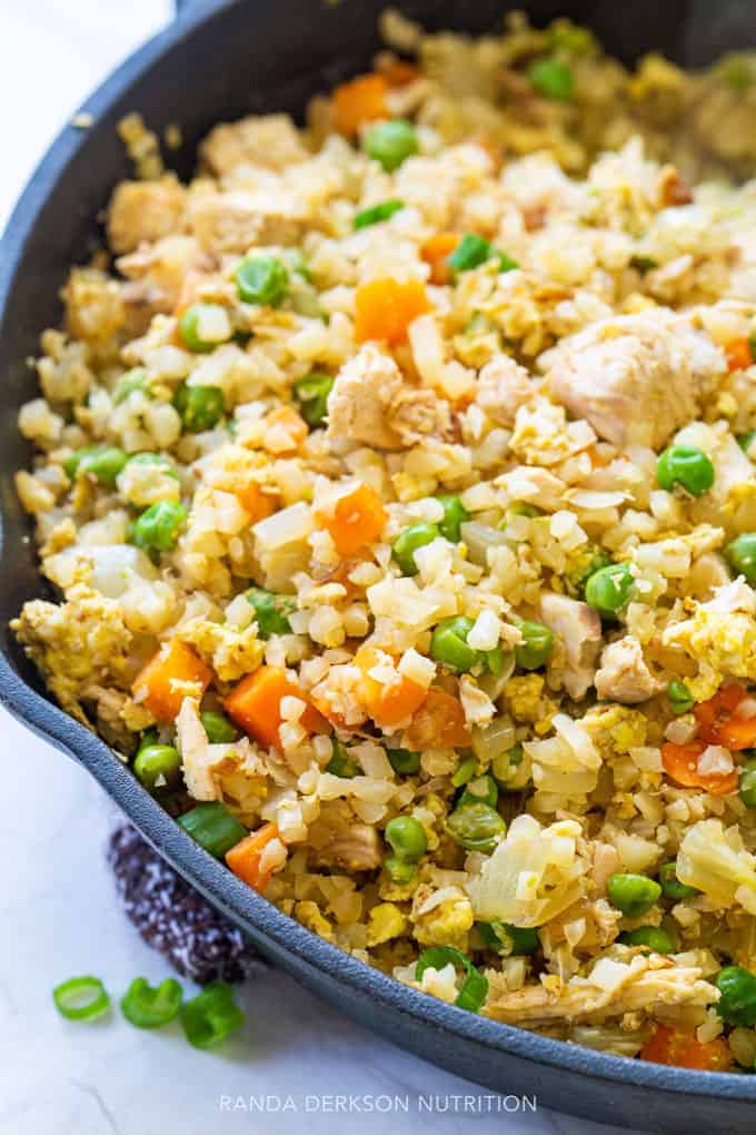 cauliflower rice fried rice recipe