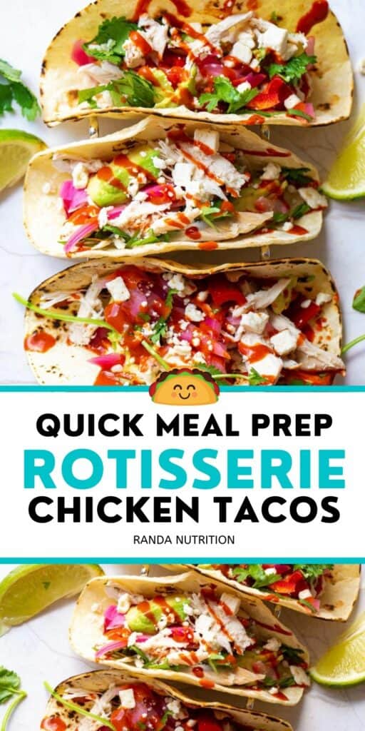 meal prep chicken tacos