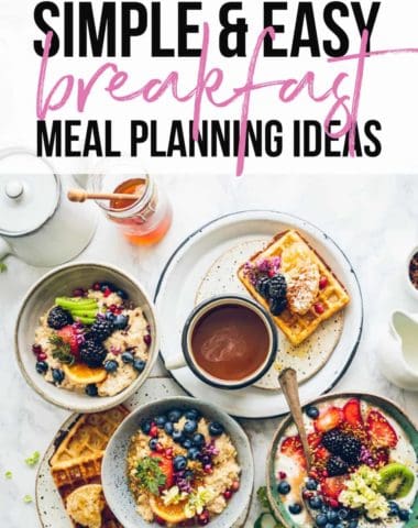 breakfast meal planning ideas