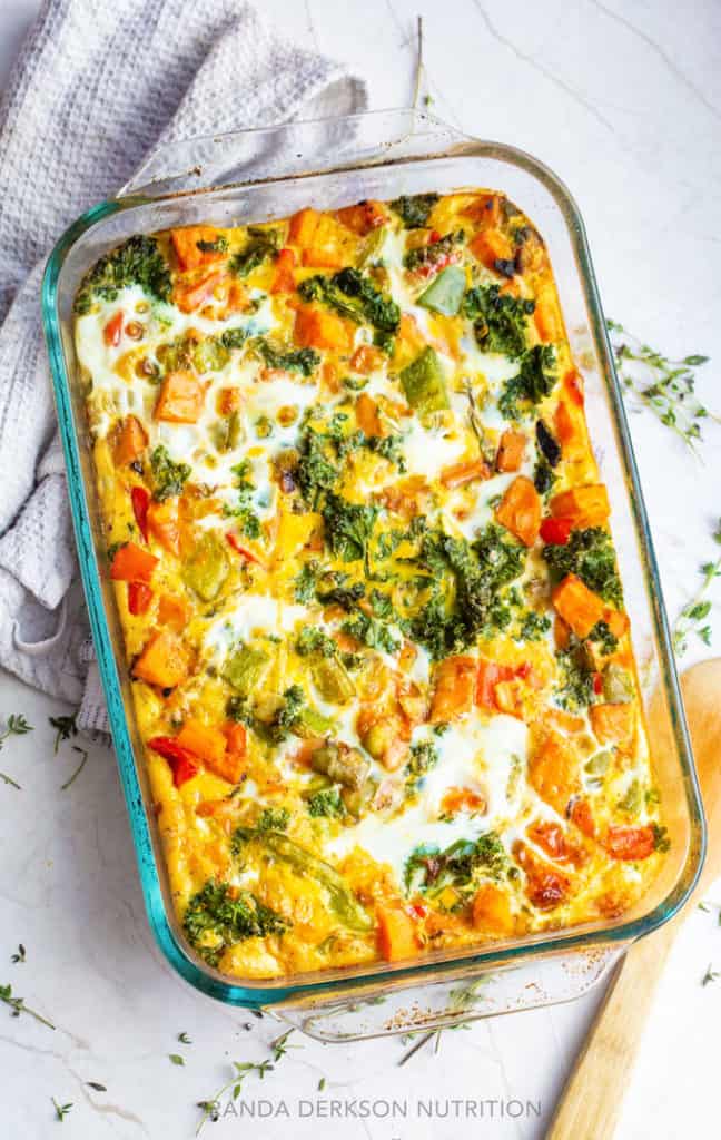 healthy egg casserole breakfast for dinner