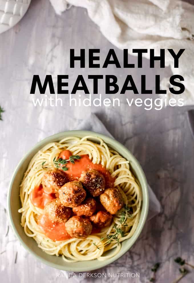 healthy meatballs with hidden vegetables