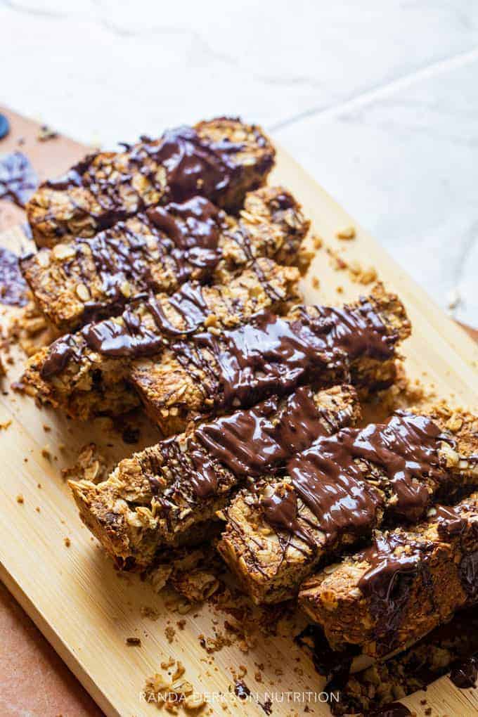 Banana Chocolate Chip Bars [Gluten free]