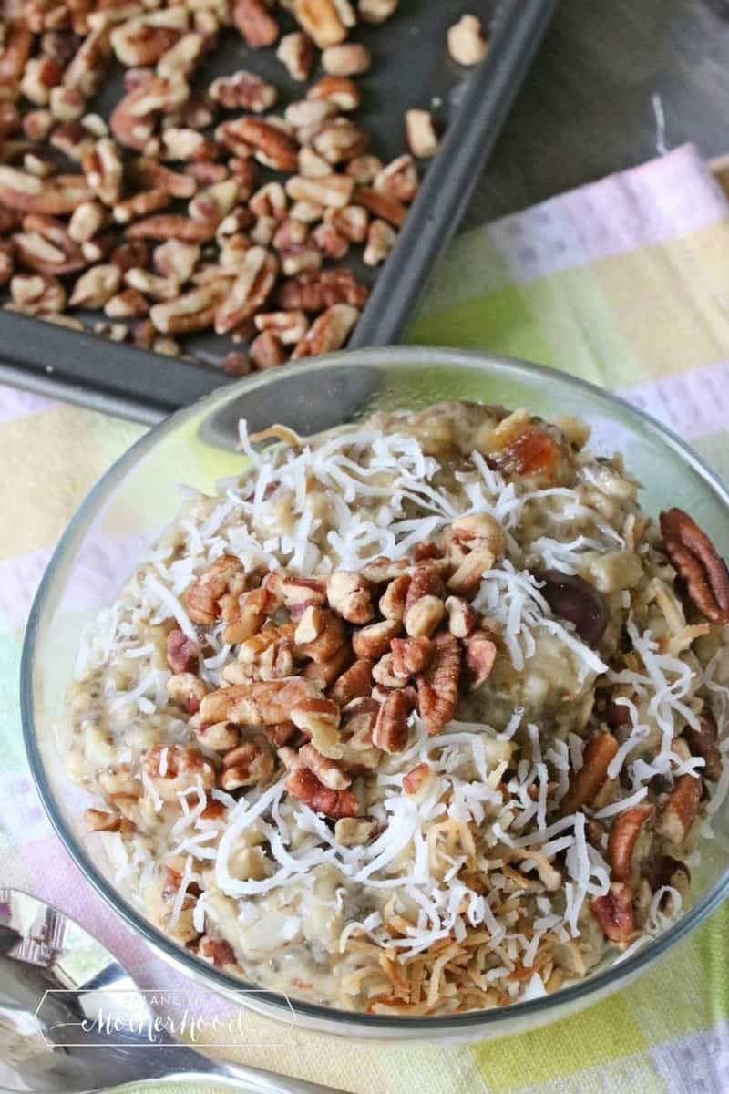 no sugar pecan oatmeal