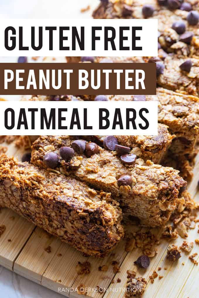 gluten free peanut butter oatmeal bars