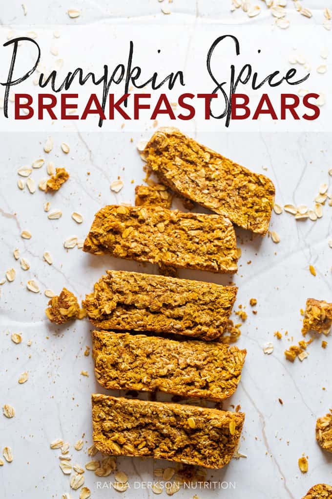 pumpkin spice breakfast bars