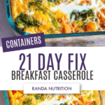 Ultimate portion fix breakfast casserole