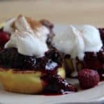 mini berry pancakes