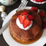 vegan gluten free gingerbread pancakes