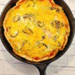egg white breakfast pizza