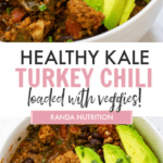 healthy kale turkey chili