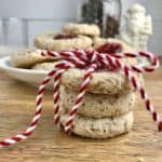lemon almond wine cookies