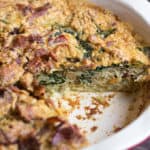 spinach bacon quiche that's whole30