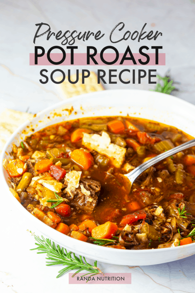 Pot Roast Soup in the Ninja Foodi (Pressure Cooker and Slow Cooker Option)