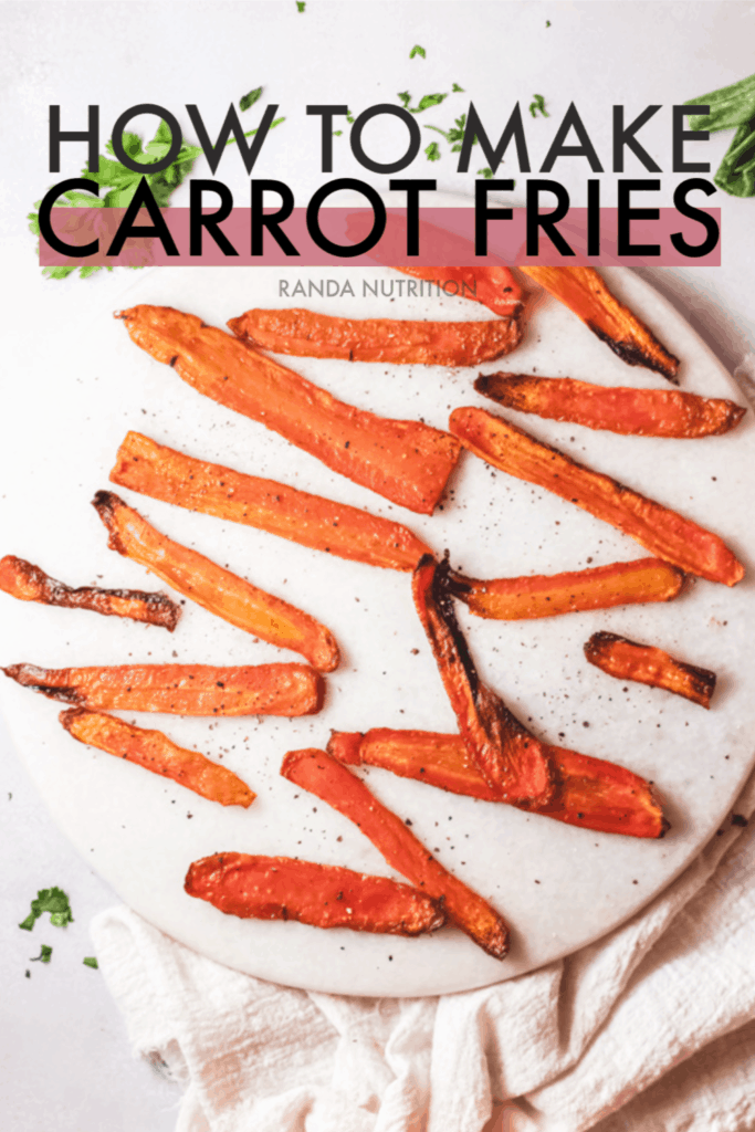 carrot fries platter