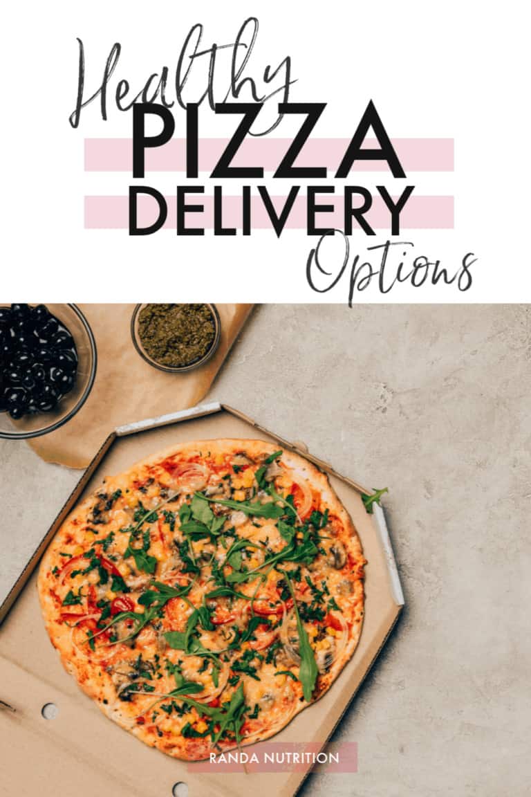 Healthy Pizza Delivery and Take Out Options