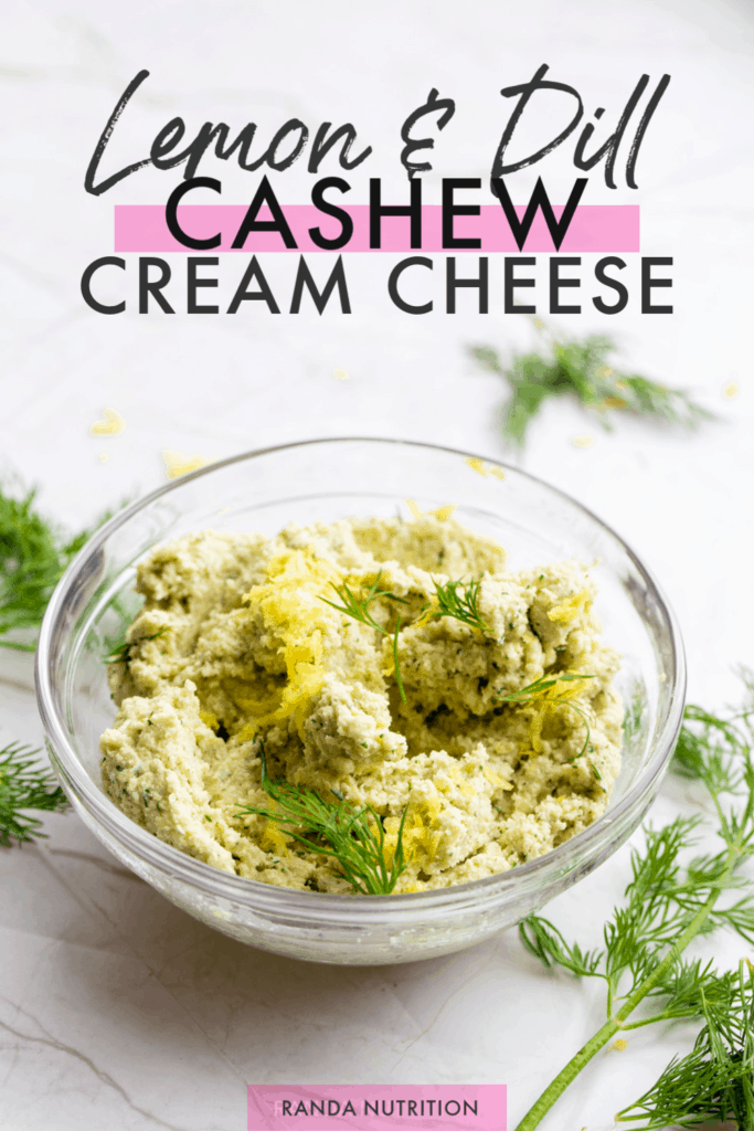 lemon dill cashew cheese