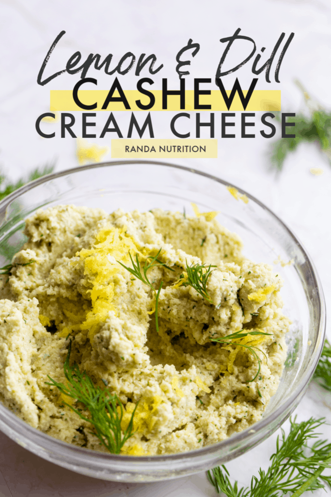 lemon dill cashew cheese recipe