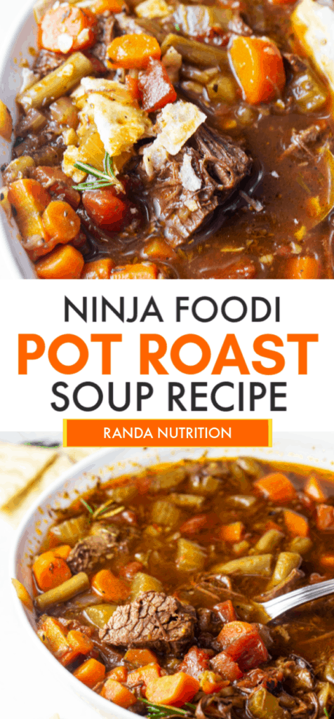 Ninja Foodi Beef Vegetable Soup Recipe