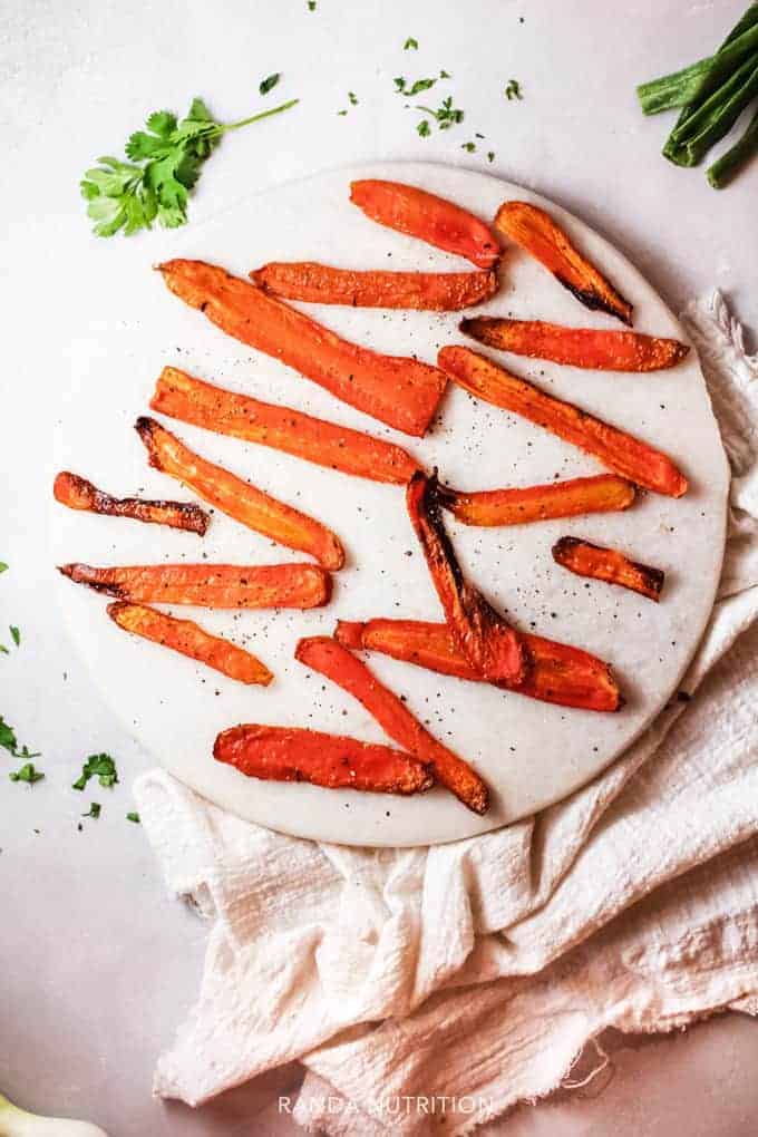 Baked Carrot Fries (5 Ways)