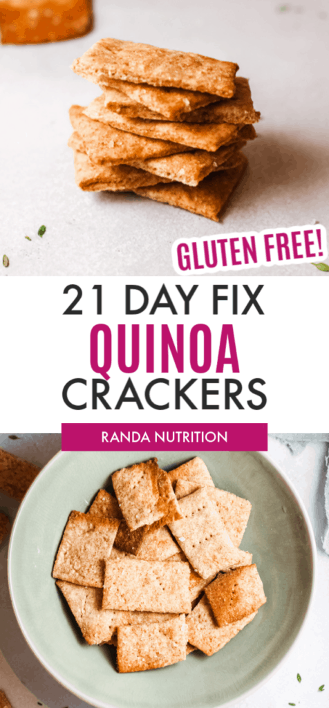 21 day fix quinoa crackers