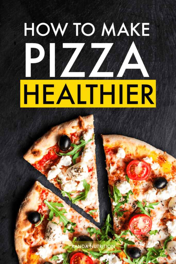 healthy pizza slice with veggies