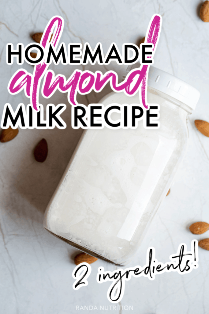how to make almond milk at home