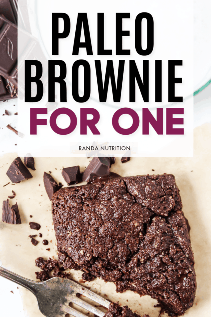 paleo brownie for one