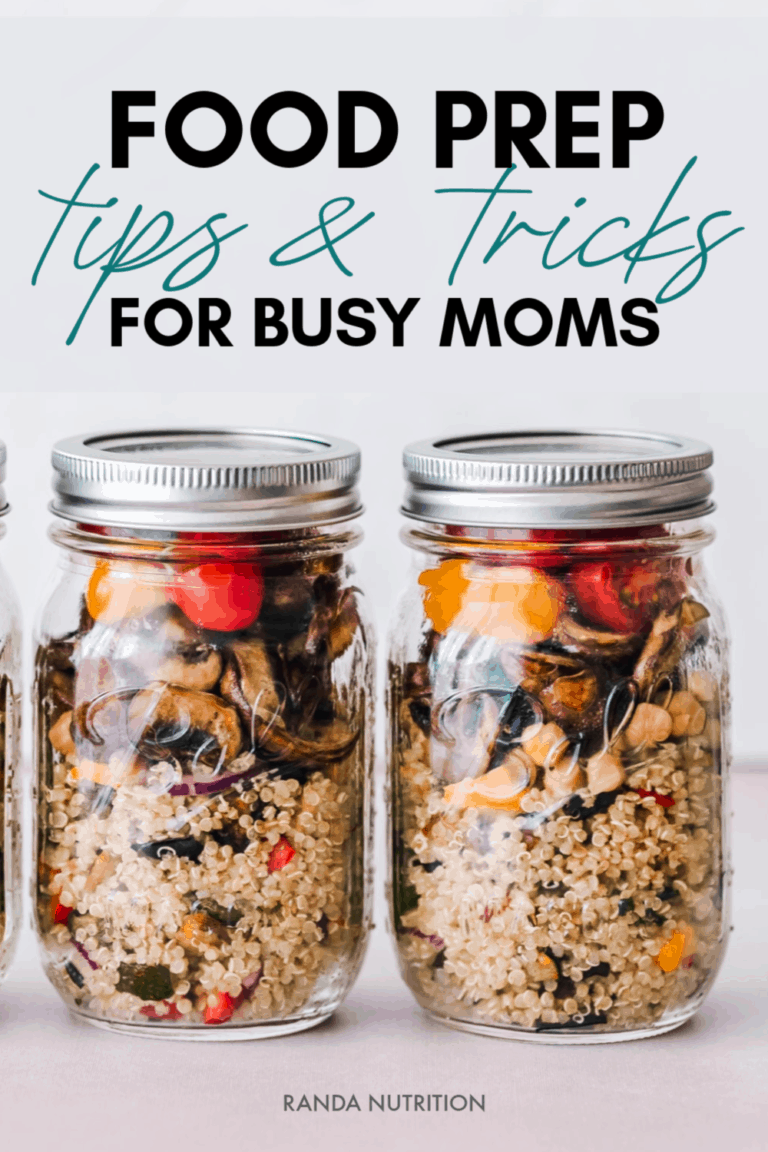 food prep tips for busy moms