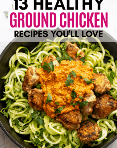 healthy ground chicken recipes