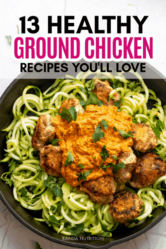 healthy ground chicken recipes