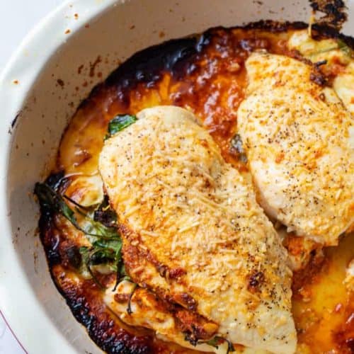 Romesco Stuffed Chicken Breasts