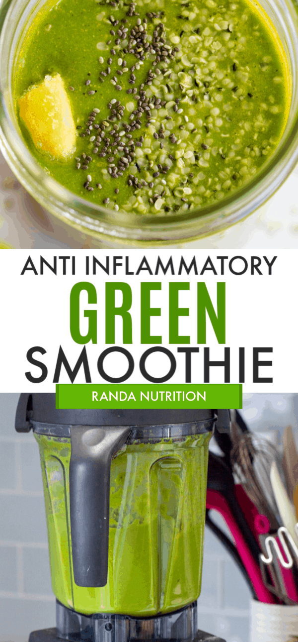 AntiInflammatory Green Smoothie Randa Nutrition