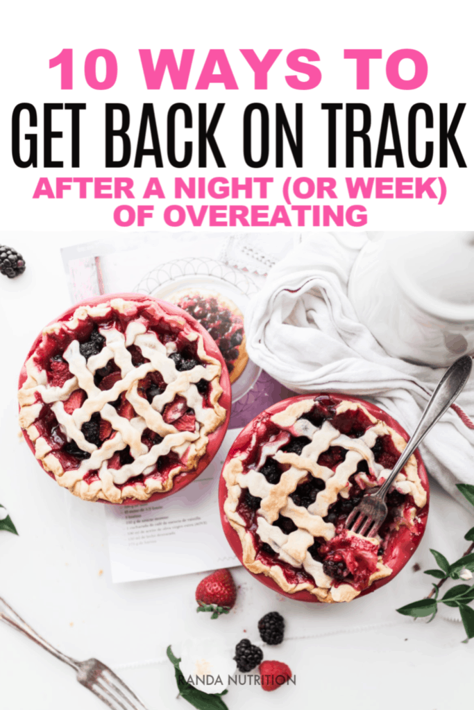 10 ways to get back on track