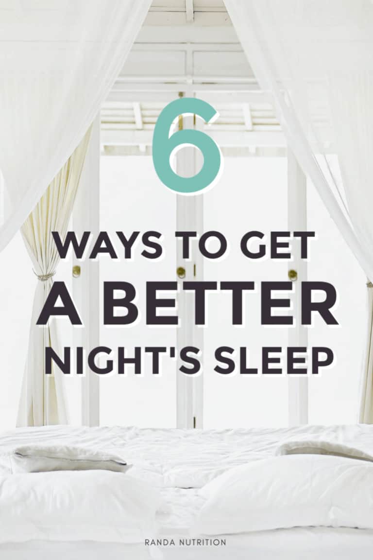 6 Great Ways to Get a Better Night’s Sleep