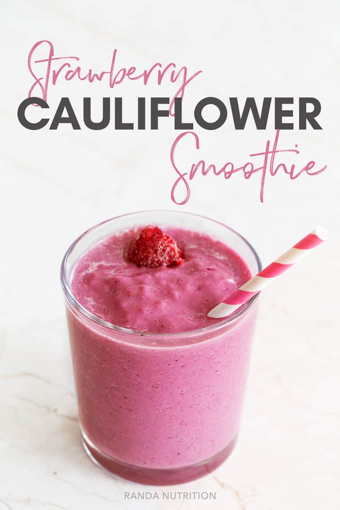 strawberry cauliflower smoothie recipe