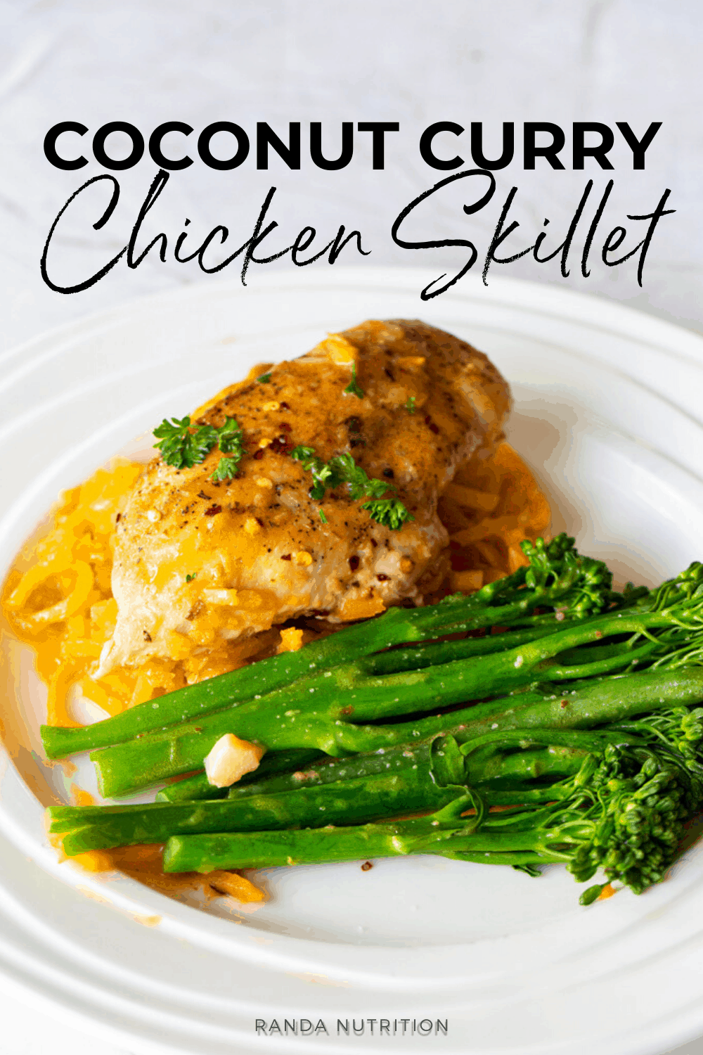 Coconut Curry Chicken Skillet | Randa Nutrition
