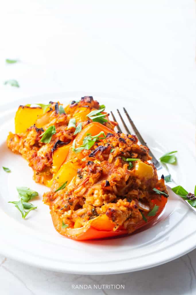 chicken stuffed peppers