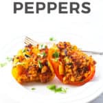 chicken stuffed peppers recipe