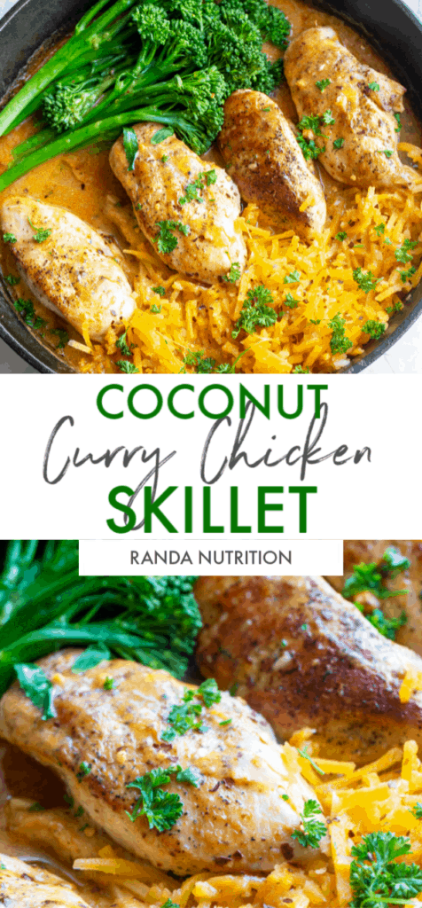 coconut curry chicken skillet