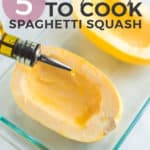 easy ways to cook spaghetti squash