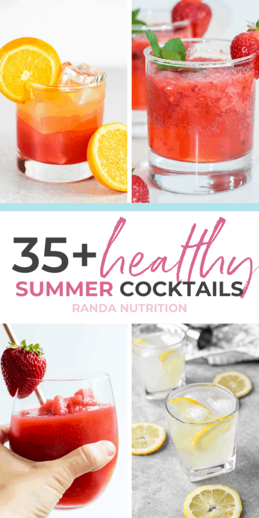 healthy summer cocktails