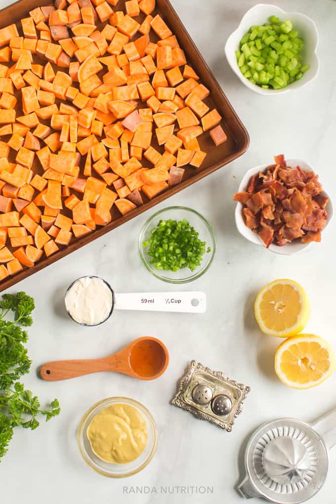 how to make sweet potato salad