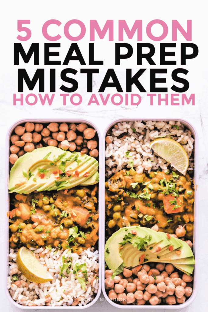 meal prep mistakes