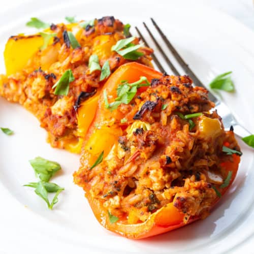 Healthy Chicken Stuffed Peppers Recipe Randa Nutrition